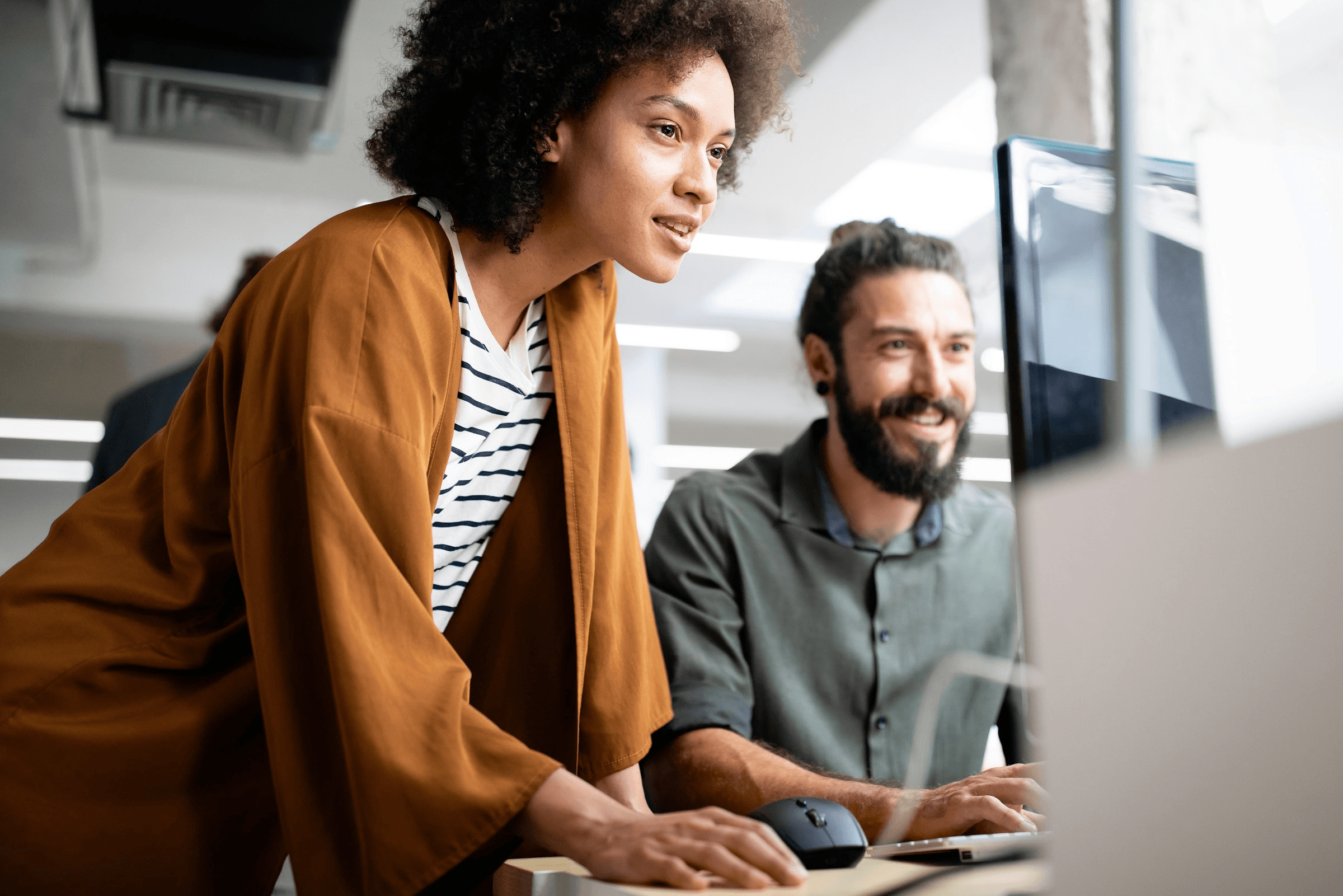 Kleine Unternehmen – moderner Arbeitsplatz